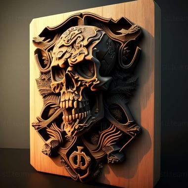 3D model Call of Duty Black Ops 2 Vengeance game (STL)